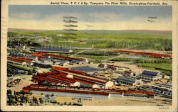 Aerial View T. C. I. & Ry Fairfield, AL Postcard Postcard