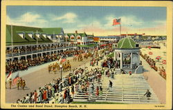 The Casino And Band Stand Hampton Beach, NH Postcard Postcard