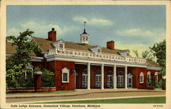 Gate Lodge Entrance, Greenfield Village Gate Lodge Entrance, Greenfield Village