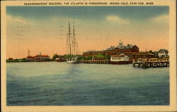 Oceanographic Building, Woods Hole Postcard