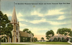 St. Barnabas Memorial Episcopal Church And Parish Falmouth, MA Postcard Postcard