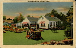 A Summer Home On The Cape Postcard