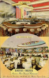 Rogers Corner, Madison Square Garden Postcard