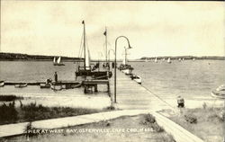 Pier At West Bay, Osterville Postcard