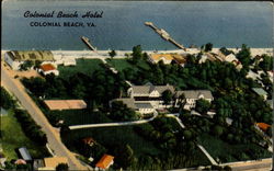Colonial Beach Hotel Virginia Postcard Postcard
