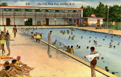 The City Park Pool Postcard