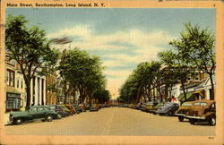 Main Street, Southhampton Postcard