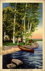 Greetings From St. Johnsbury Postcard