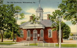 The Old Courthouse Williamsburg, VA Postcard Postcard