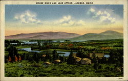 Moose River And Lake Attean Postcard