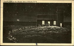 Candle Light At The Shoals Postcard