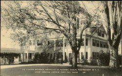 The Atwood Residence, Paris Hill Maine Postcard Postcard
