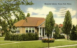 Memorial Library Postcard