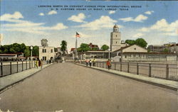 The International Foot Bridge Laredo, TX Postcard Postcard