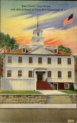 Kent County Court House East Greenwich, RI Postcard Postcard