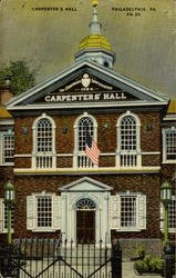 Carpenter's Hall Philadelphia, PA Postcard Postcard