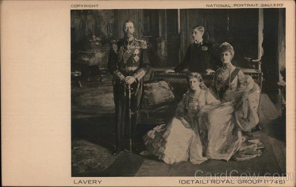 H.M. King George V., H.M. Queen Mary, H.R.H. The Prince of Wales and H.R.H. Princess Mary (1745)