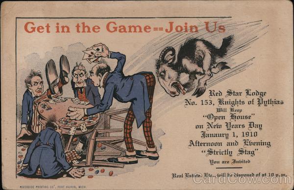 Red Star Lodge #153 Knights of Pythias Open House 1910