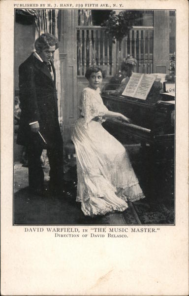 David Warfield in The Music Master Theatre