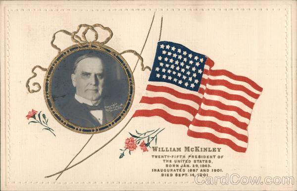 President William McKinley and the United States Flag