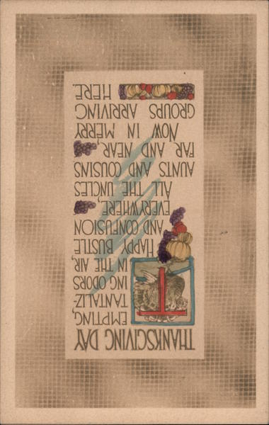 Thanksgiving Day - A Bounty of Vegetables