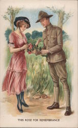 This Rose for Remembrance Postcard