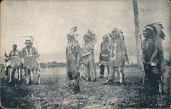 Native Americans Who Took Part in the 1908 Tercentenary Pageant in Quebec, Canada Postcard