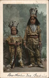 Bar Harbor, Me. Indians Postcard