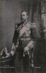 H.R.H Prince of Wales Edward VII Postcard