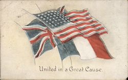 Flags of the Allies Postcard