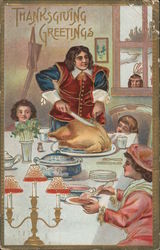 Thanksgiving Greetings Postcard