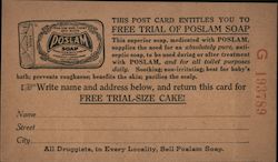 Free Trial of Poslam Soap (w/ serial number) Postcard