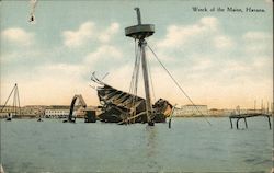 Wreck of the Maine, Havana Postcard