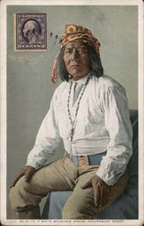 Bo-Ni-To, A White Mountain Apache Government Scout Postcard
