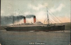 R.M.S. Carmania - Steam Ship Postcard