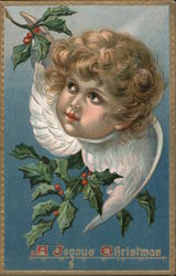 A Joyous Christmas Postcard