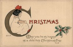 Christmas May you be as happy as a child this Christmas Day. Children Postcard Postcard Postcard