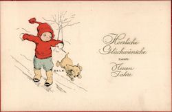 Best Wishes for the New Year Postcard