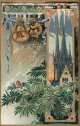 An outdoor snowy scene Postcard