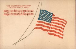 The Star Spangled Banner, oh long may it wave Postcard