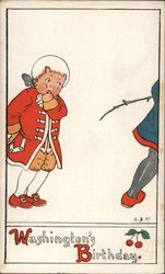 Washington's Birthday Postcard