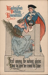 Washington's Birthday Remembrance Postcard