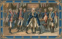 Tuck's George Washington Series 171 - Washington Taking Leave of his Officers Postcard