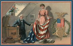 Their Memory Shines Like a Radiant Star O'er the Land They Died to Save Postcard