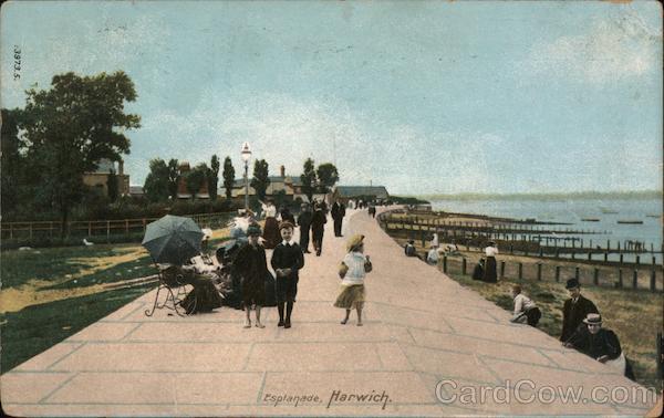 The Esplanade in Harwich England Essex