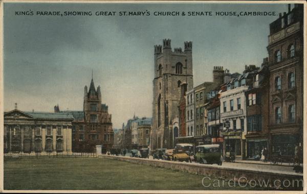 King's Parade Cambridge England Cambridgeshire