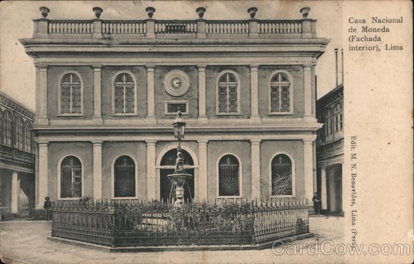 Casa Nacional de Moneda (Fachada Interior) Lima Peru
