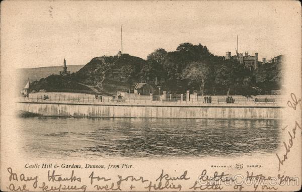 Castle Hill & Gardens, Dunoon, from Pier Scotland