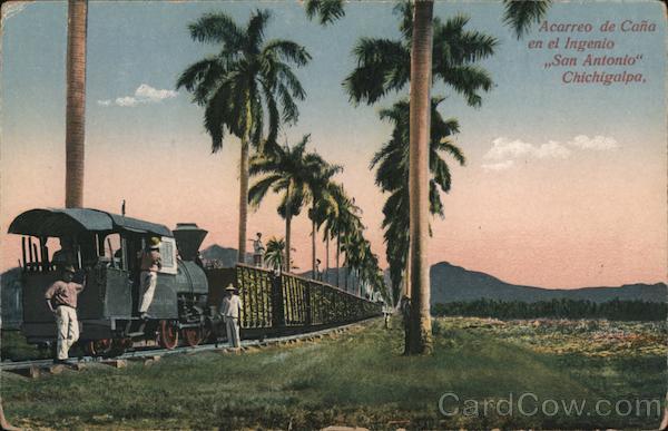 Acarreo de Caña en el Ingenio, San Antonio, Chichigalpa Nicaragua