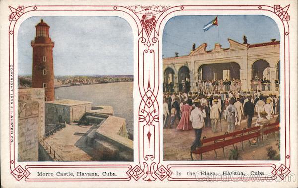 In the Plaza and Morro Castle Havana Cuba
